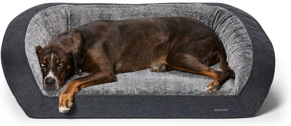 Ortho Dog Sofa Bed, Chinchilla, Large - Snooza