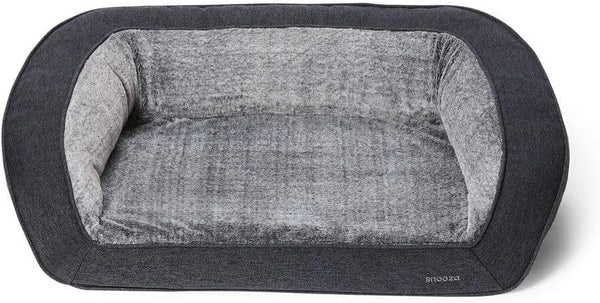 Ortho Dog Sofa Bed, Chinchilla, Large - Snooza