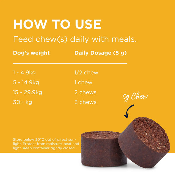 PAW by Blackmores Complete Calm Multivitamins for Dogs | Helps Alleviate Signs of Stress & Anxiety |60 Chews