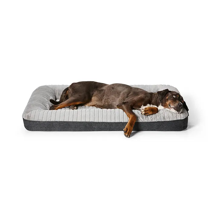 Snooza Super Luxe Lounger Dog Bed in Grey-LXL