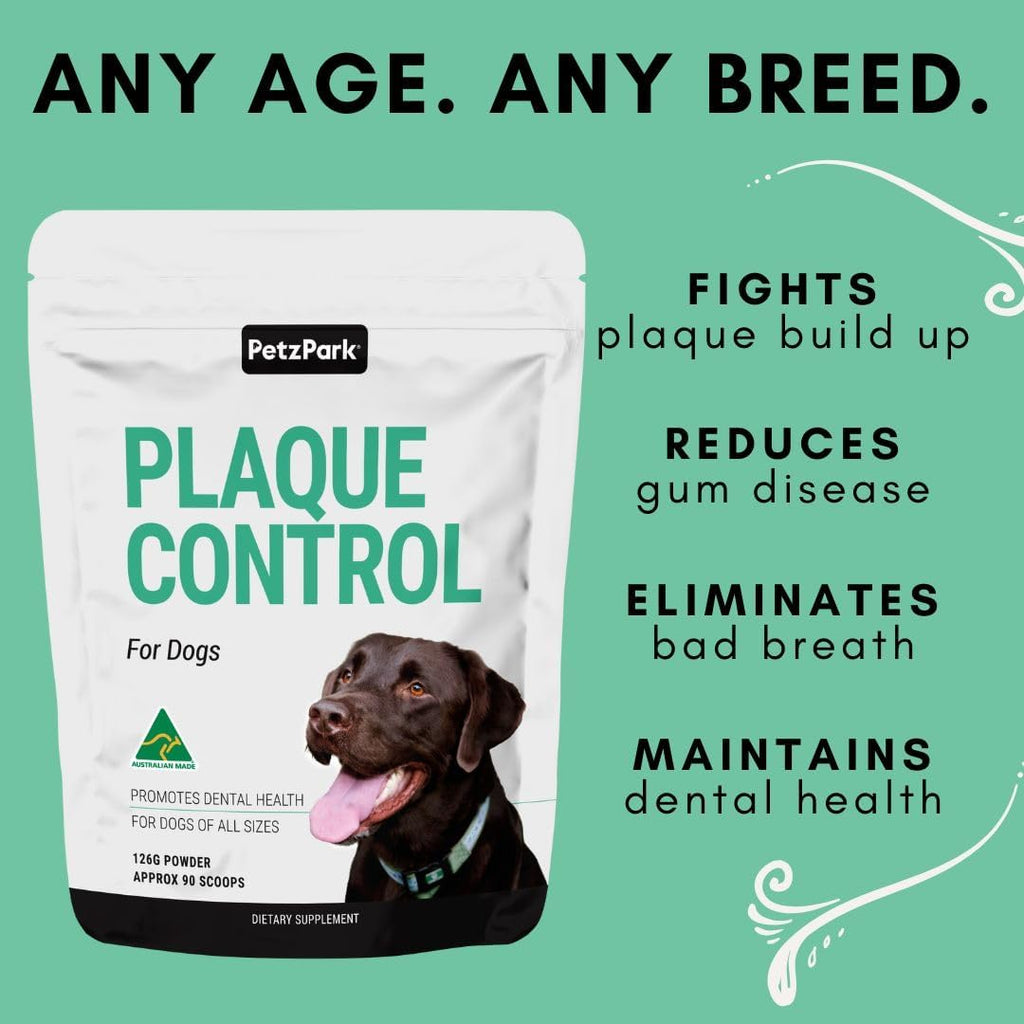 Petz Park Plaque Control for Dogs - 90 Scoops