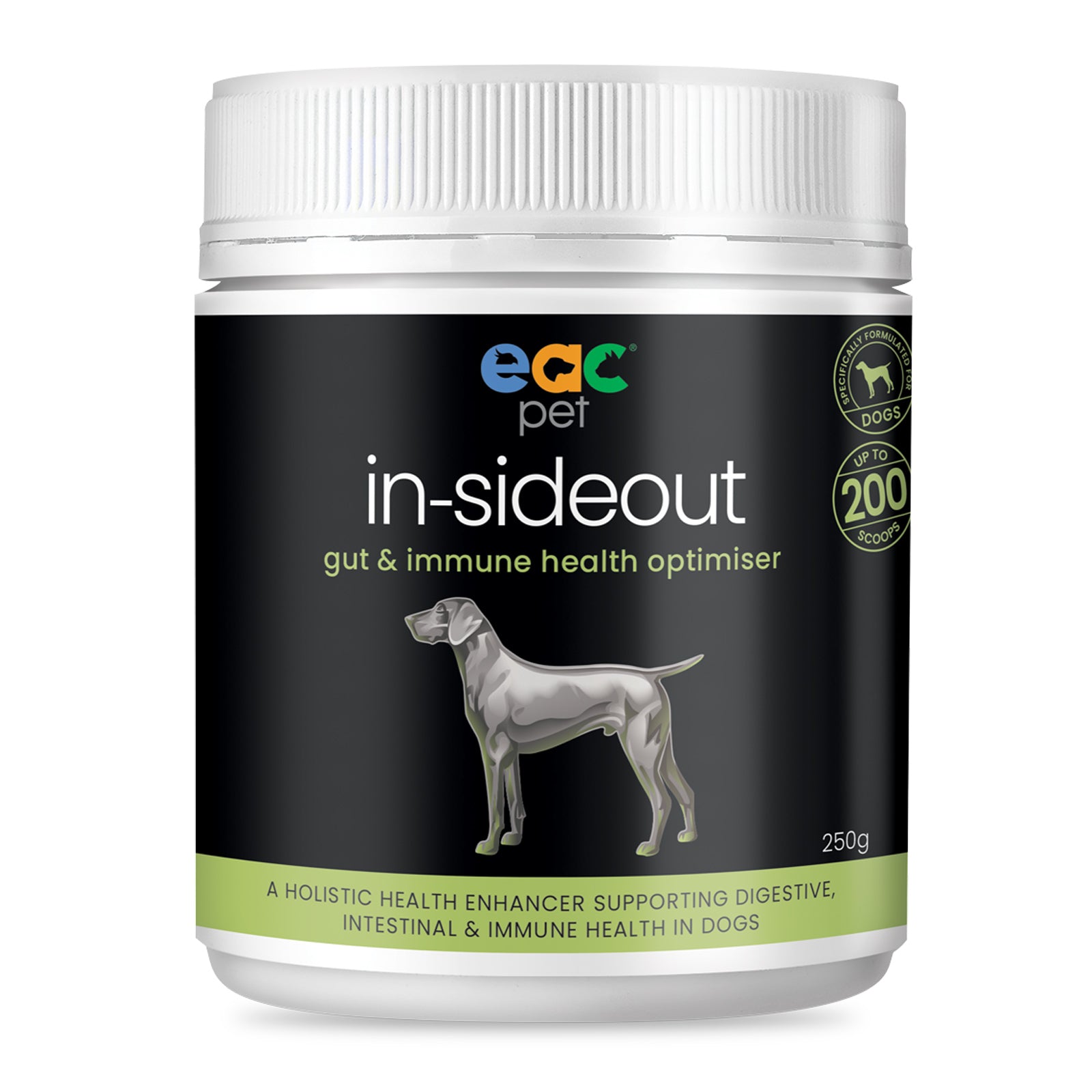 EAC Animal Care in-sideout Gut and Immune Health Optimiser for Dog 250 g