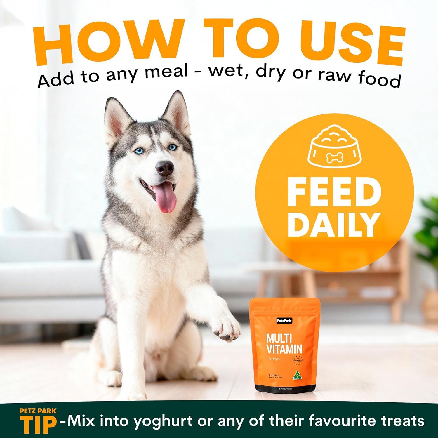 PetzPark Multivitamin for Dogs - 112g Powder