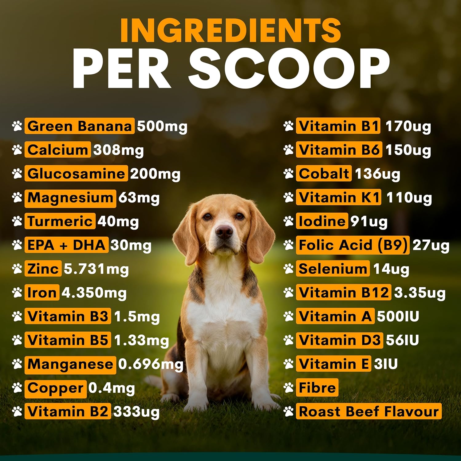 PetzPark Multivitamin for Dogs - 112g Powder