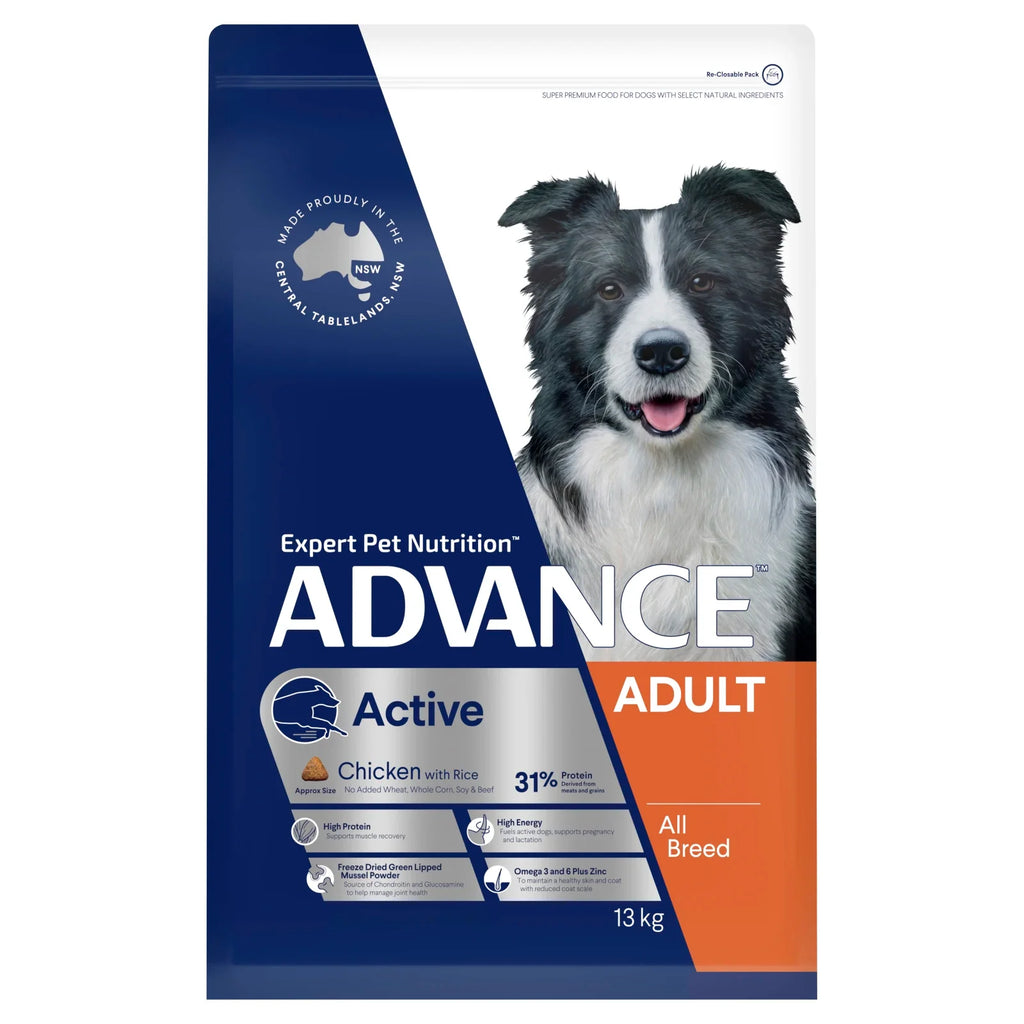ADVANCE™ Active Adult All Breed Chicken with Rice - 13 kg