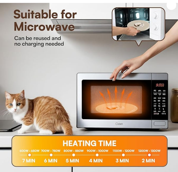 AFP Pet Microwave Heating Pad with 2 Covers