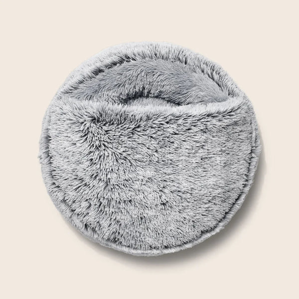 Calming Hoodie Cuddler Dog Bed-Silver Fox (S, M, L) - Snooza