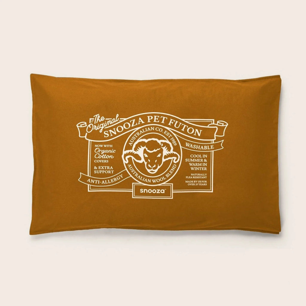 Snooza Cotton Canvas Futon-Caramel