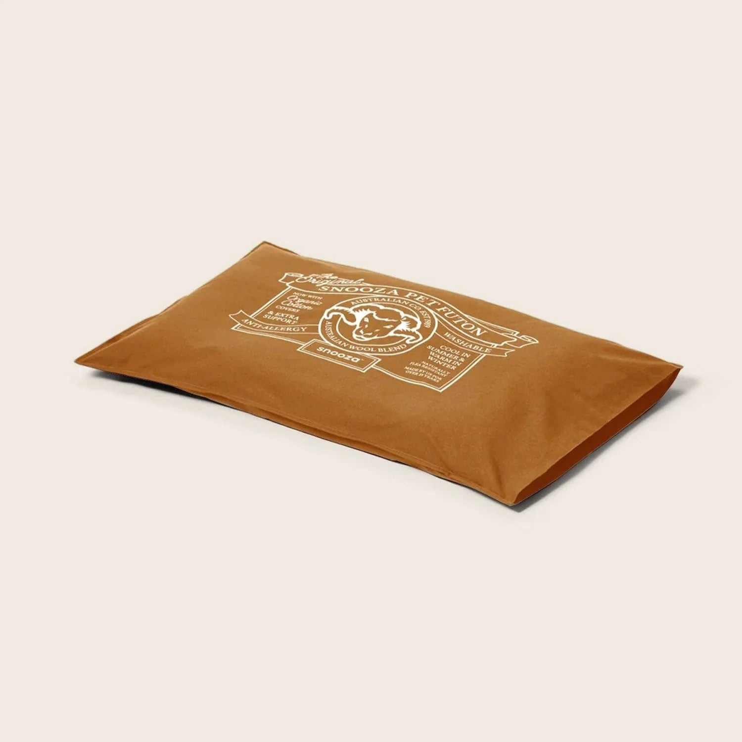 Snooza Cotton Canvas Futon-Caramel