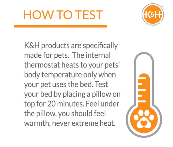 K&H Thermo Snuggler Low-Voltage Heated Pet Bed for Cats & Dogs in Sage Green