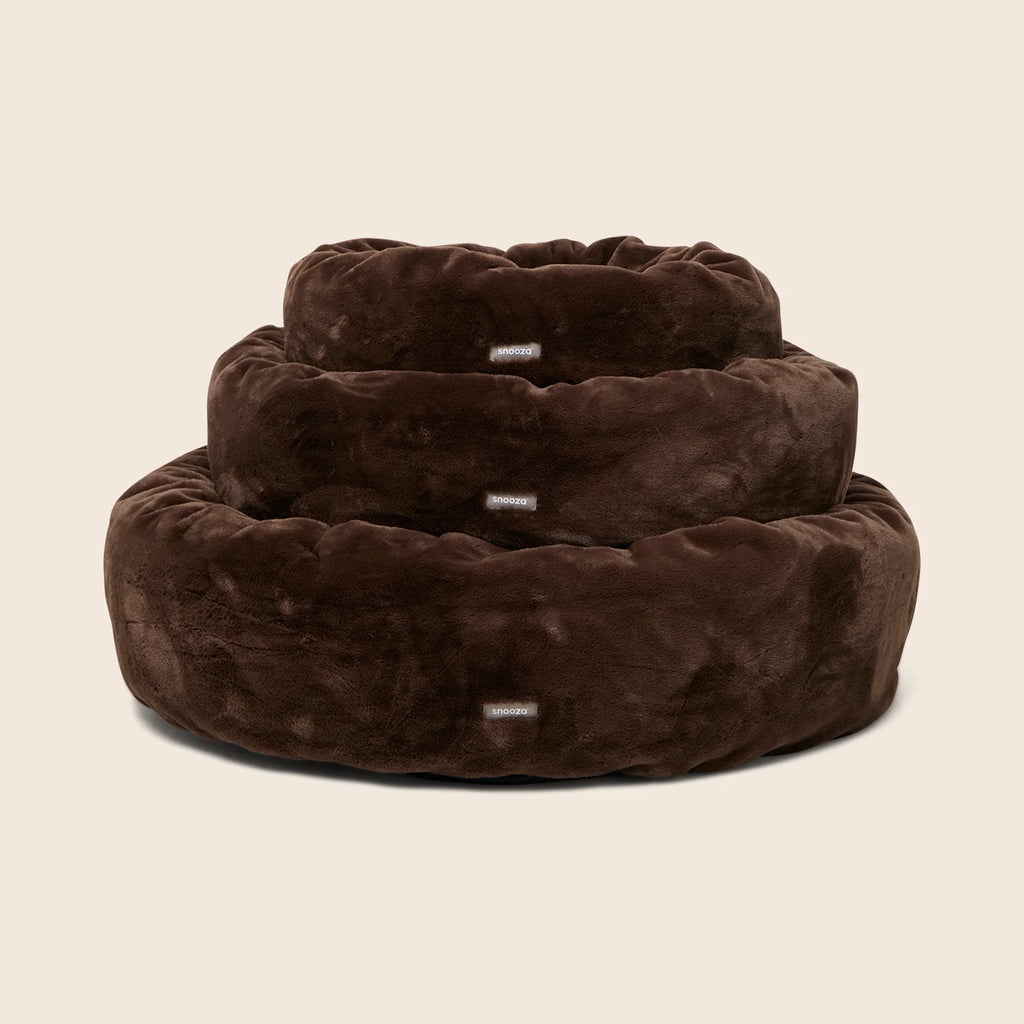 Snooza Luxe Fur Cuddler Dog Bed