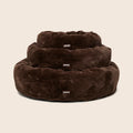 Snooza Luxe Fur Cuddler Dog Bed Chocolate