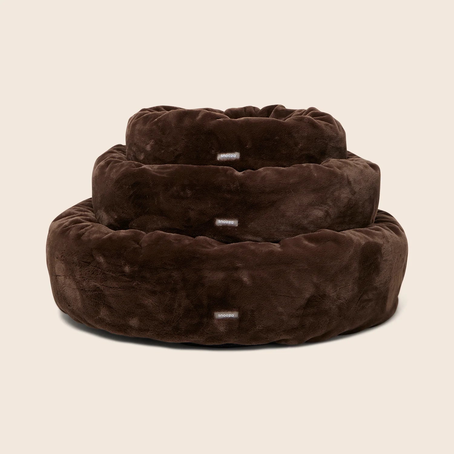 Snooza Luxe Fur Cuddler Dog Bed