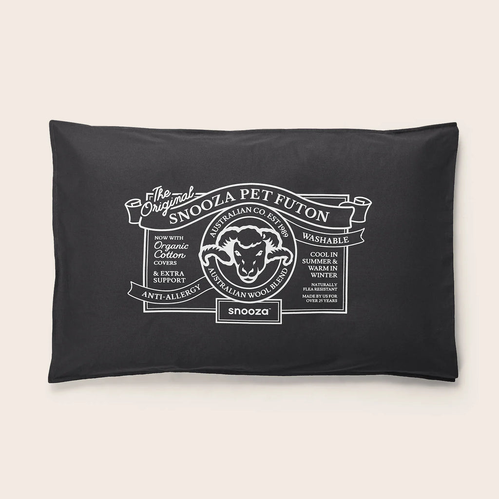 Organic Pet Futon- Charcoal