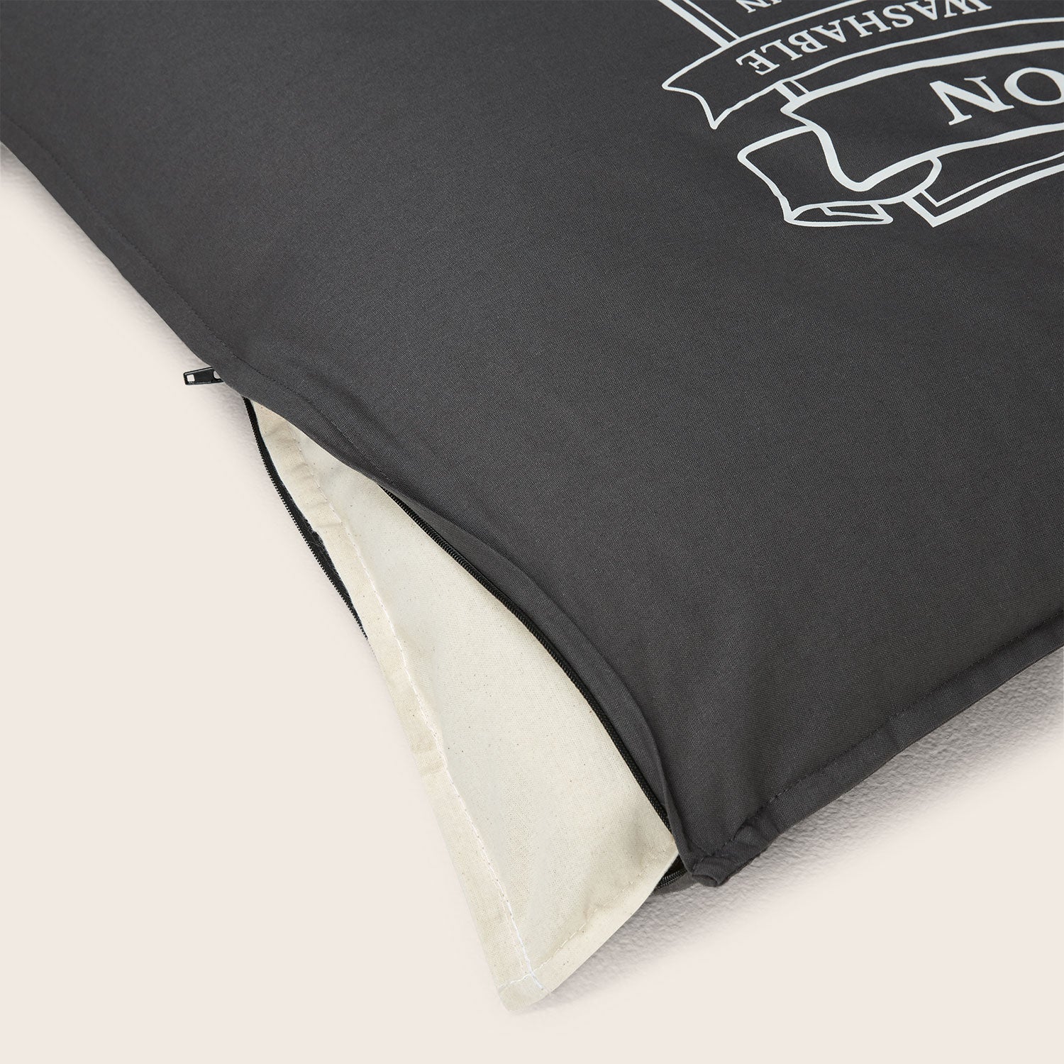 Organic Pet Futon- Charcoal