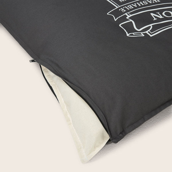 Organic Pet Futon- Charcoal