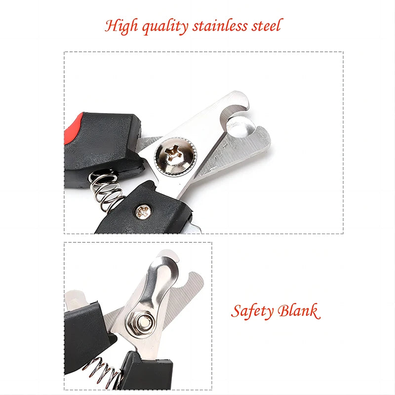 Pet Cat Dog Nail Clippers with Sickle