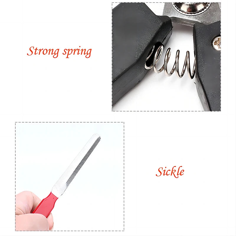 Pet Cat Dog Nail Clippers with Sickle