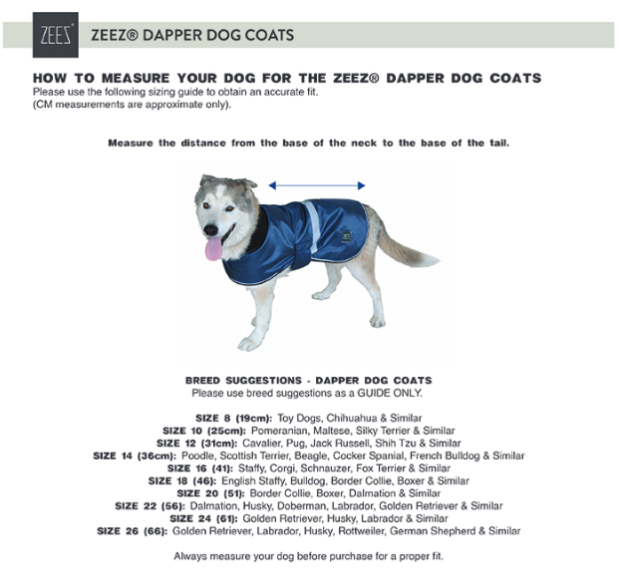 ZeeZ – Waterproof Dapper Dog Coat – Old Navy