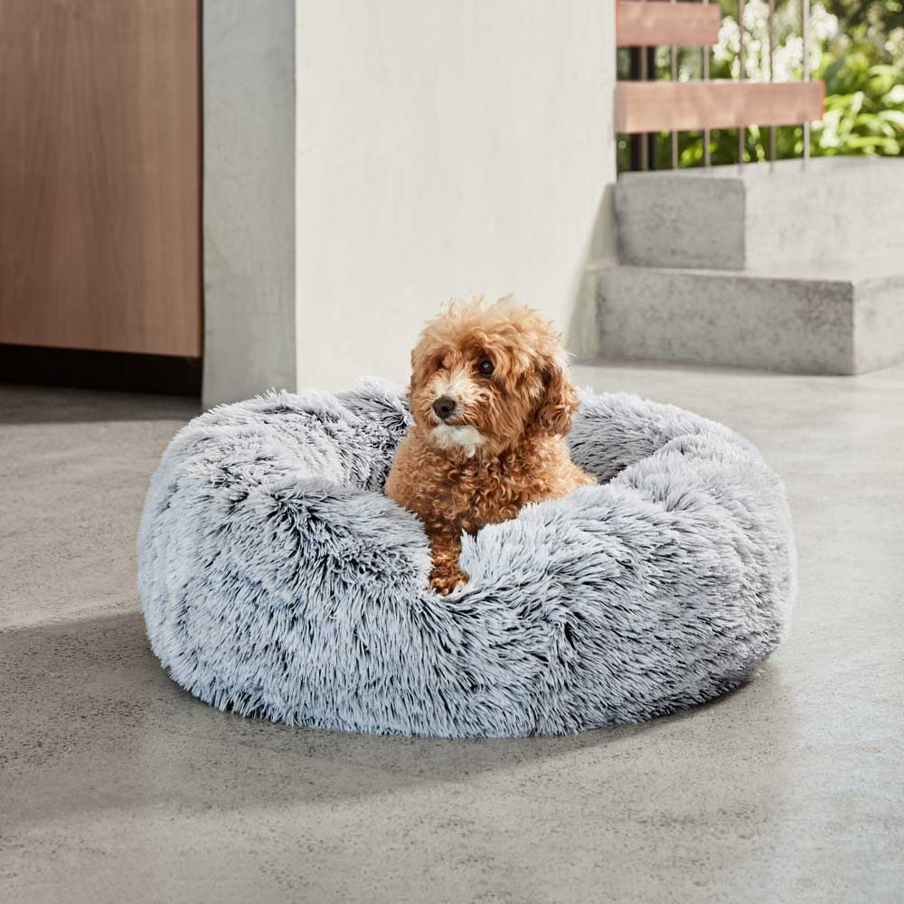 Calming Cuddler Dog Bed – Silver Fox - Snooza